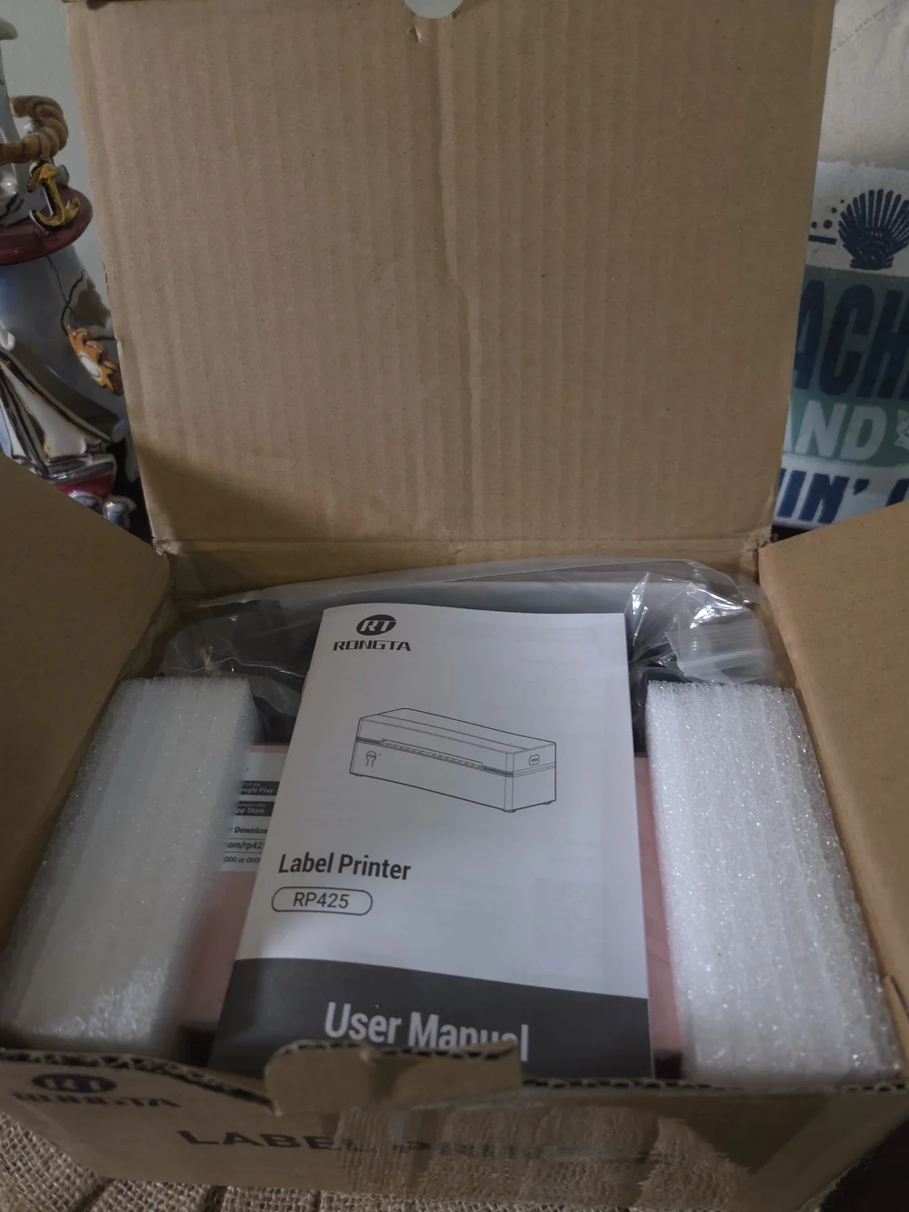 NIB Rongta Label Printer - PINK